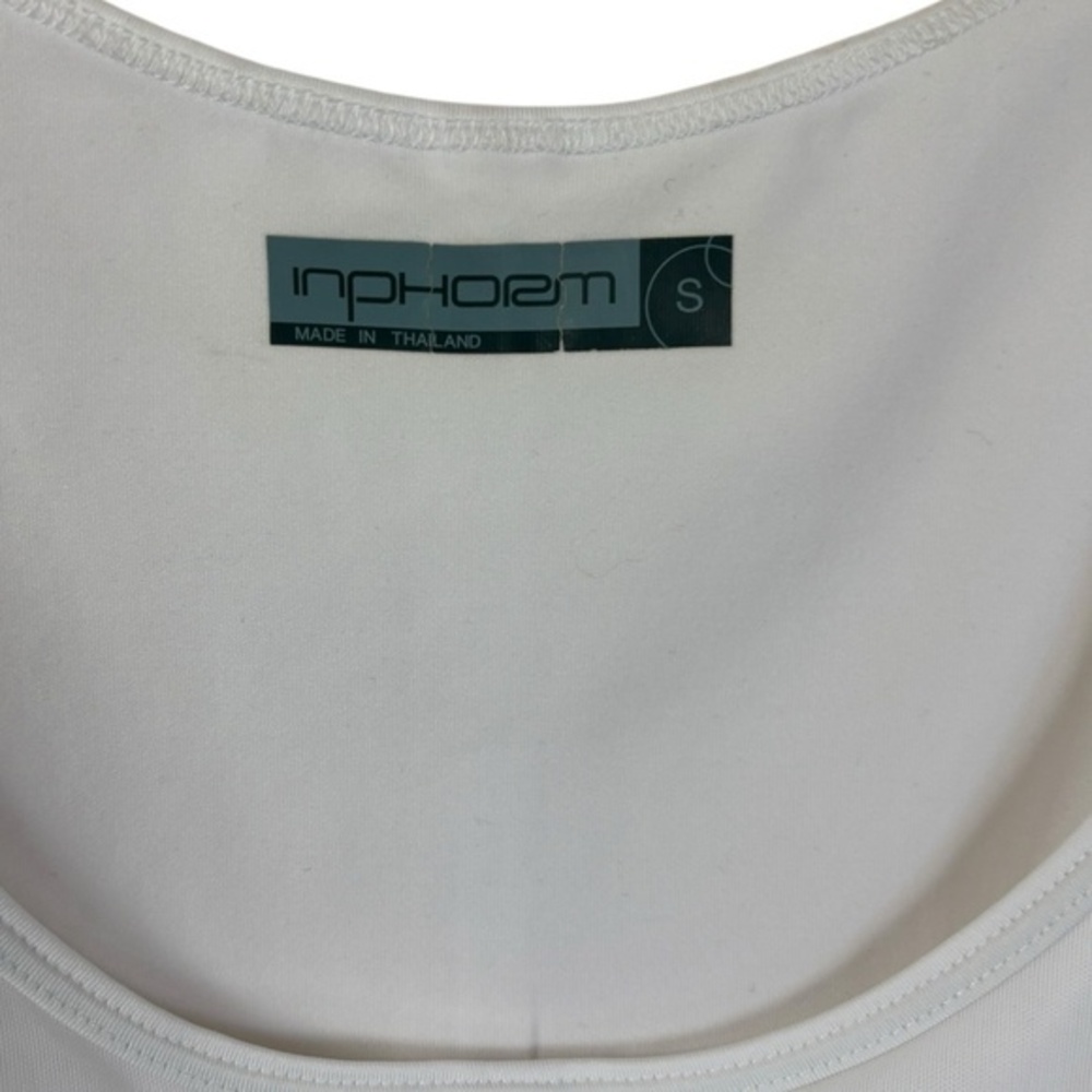 Inphorm Womens Mesh Panel Tank Top size S Bundle Black & White Athletic Tennis - Picture 3 of 7